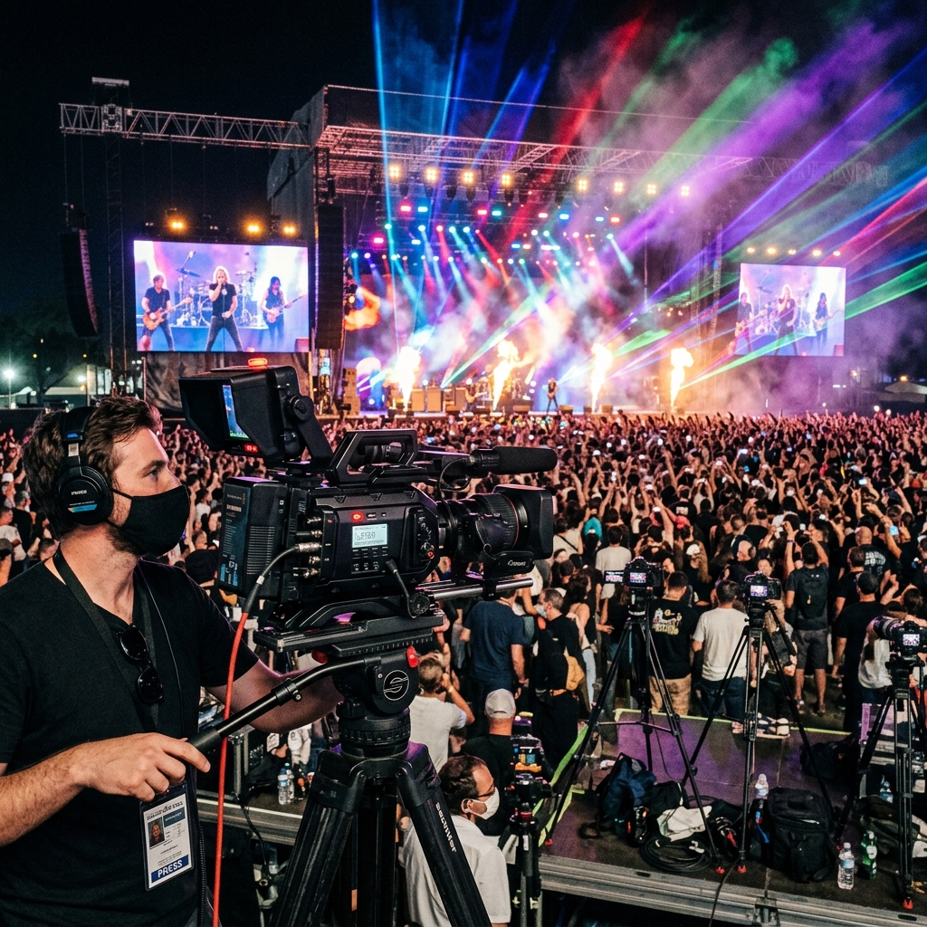 Hậu trường tác nghiệp của phóng viên Vietnam Music News tại các siêu nhạc hội đình đám